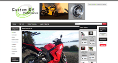 Desktop Screenshot of customevperformance.com