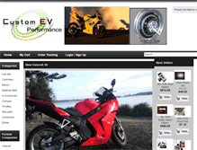 Tablet Screenshot of customevperformance.com